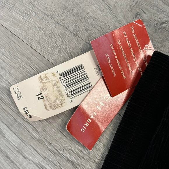 NWT Chaps Corduroy Cord Pants Size 12 - Picture 6 of 7